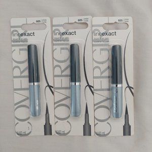 3 CoverGirl Lineexact Eye Liner liquid pen eyeliner #605 Smoke full size